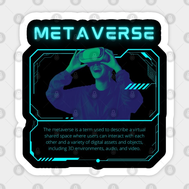 Metaverse Sticker by andribrnd